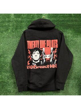 Twenty One Pilots Breach Album Rock Zip-Up Hoodie Size Small